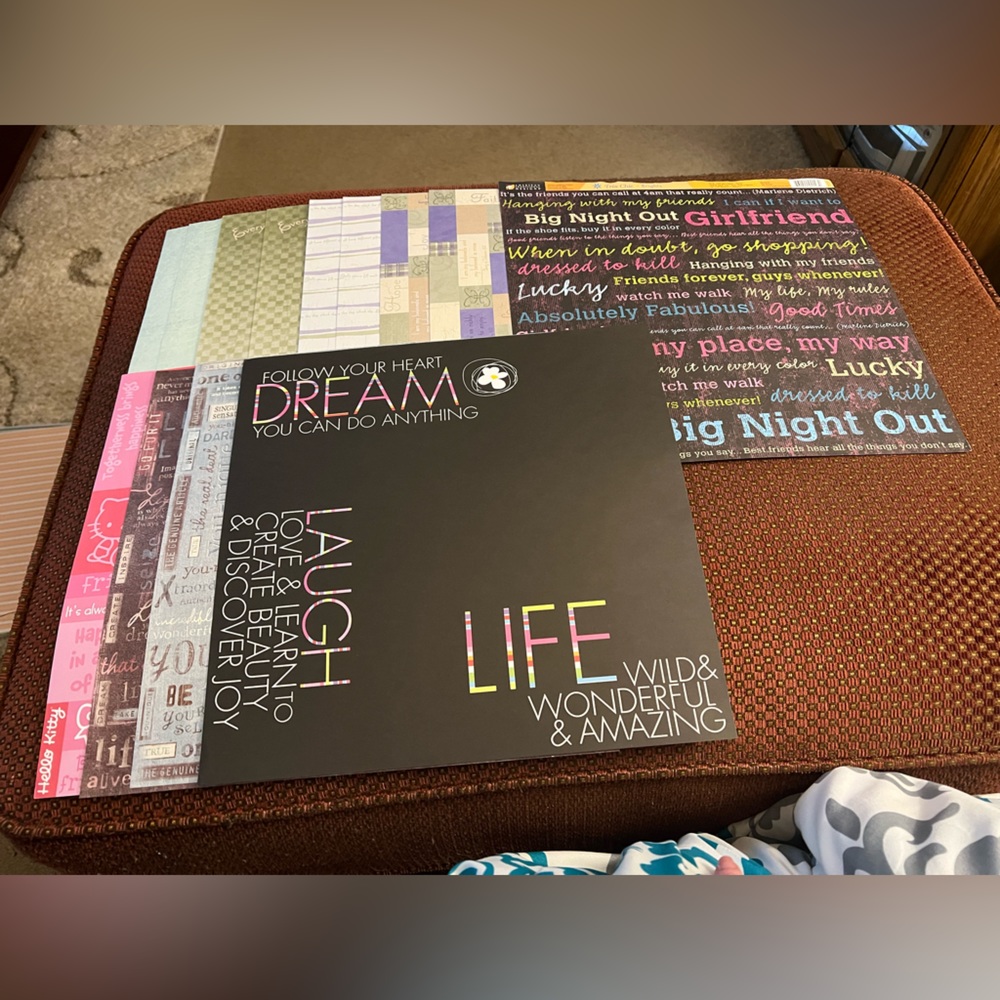 Sayings + Phrases Assorted Scrapbook Paper